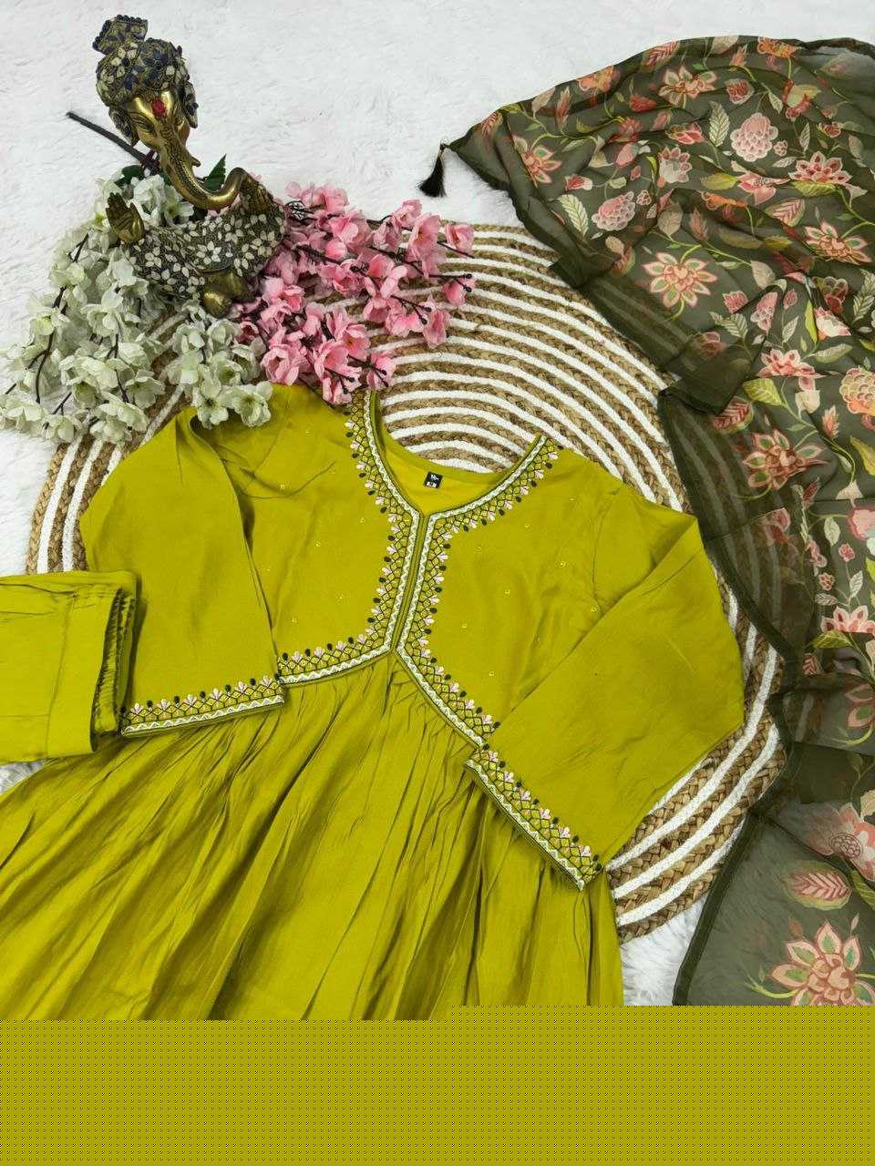 Viscose Chanderi Kurti - MYLUXURY LANE ENTERPRISE